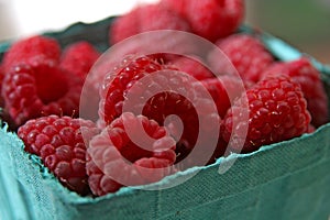 Pint of Red Raspberries