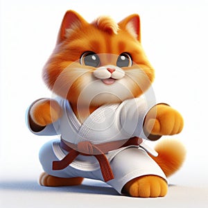 Pint-Sized Power: Kitten\'s TaeKwon-Do Display photo