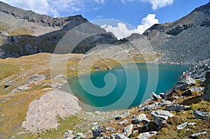 Pinter lakes, Valle d`Aosta, Italy