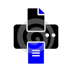 Pinter with Paper Icon