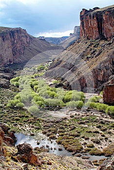 Pinturas River Canyon, in Argentina photo