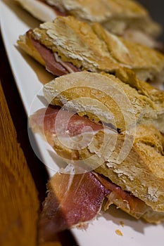 Pintxo Jamon Serrano or Spanis