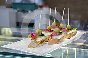 Pintxos or tapas