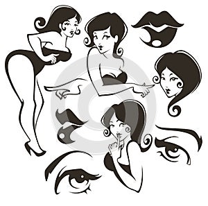 Pinup girls collection