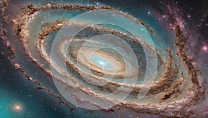 Pinwheel galaxy spiral - Space nebula