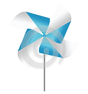 Pinwheel toy blue design