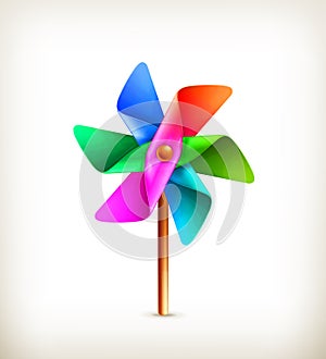 Pinwheel toy multicolor