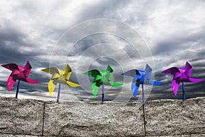 Pinwheels and Sky