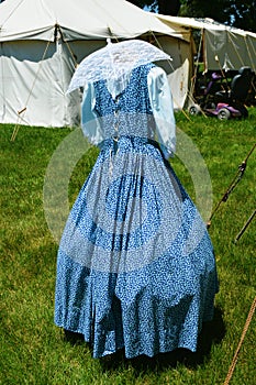 Pioneer Dress and Umbrella photo