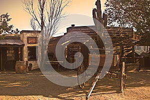 Pioneer-town Scene photo