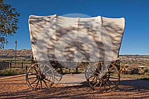 Pioneer wagon at Escalante Heritage Center