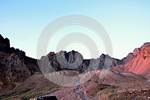 Pioner and Uchitel peaks