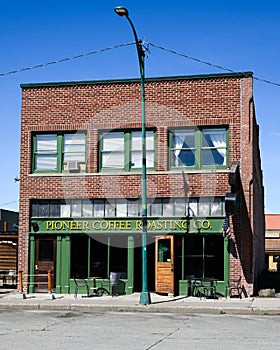 Pioneer Coffee Roasting Company building in Cle Elum