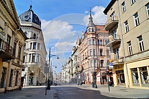 Piotrkowska Street ,Lodz,Poland