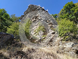 Pious mountain in mukteshwar in snake shape