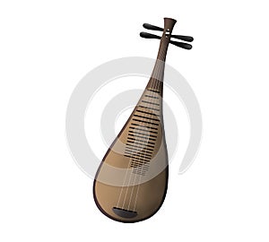 The pipa is a traditional Chinese musical instrument