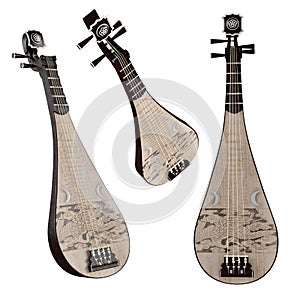 Pipa. Traditional Chinese musical instrument. photo