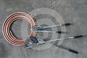 a pipe bender tool for copper pipe