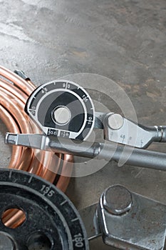 a pipe bender tool for copper pipe
