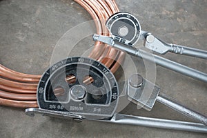 a pipe bender tool for copper pipe