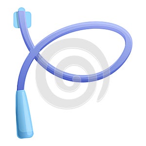 Pipe catheter icon, cartoon style