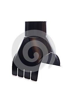 The pipe connector isolated on the white