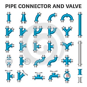 Pipe Connector Vector