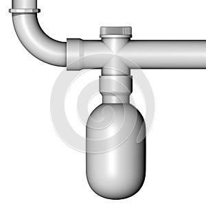 Pipe Drain Water Siphon photo