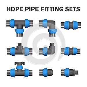 Pipe fitting vector