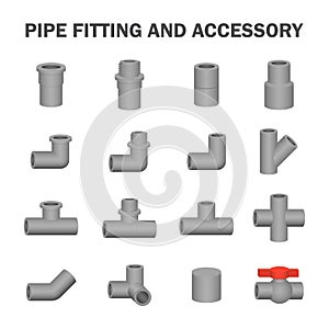 Pipe fitting vector