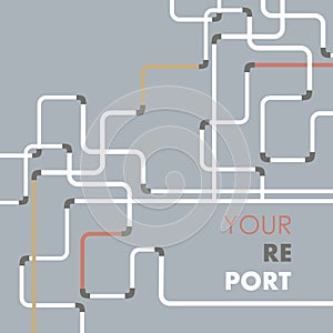 Pipe fitting vector set. Pipeline vector illustration.