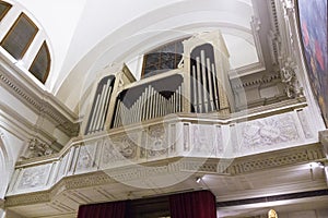 The pipe organ from Chiesa di San Carlo
