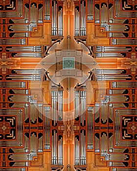 Pipe Organ cross