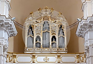 Pipe organ Duomo, Noto, Sicily, Italy photo