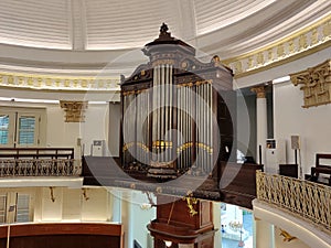 A pipe organ of GPIB Immanuel Church, Jakarta
