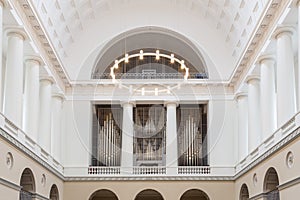 Pipe Organ inside Vor Frue Church, Copenhagen