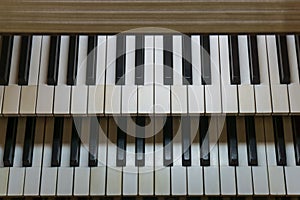 Pipe organ keyboard console