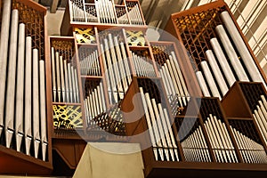 Pipe Organ - musical instrument, modernized.