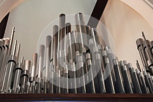 Pipe organ pipes