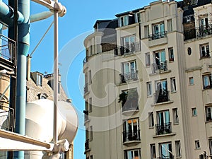 In the Les Halles quarter in Paris in France