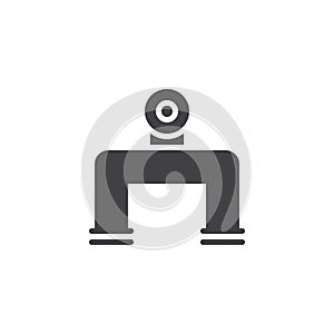 Pipeline icon vector