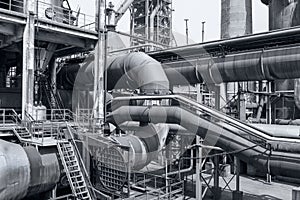 Pipeline valve facilities in steel mills