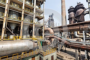 Pipeline valve facilities in steel mills