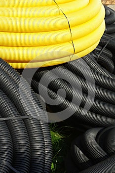 Pipeline yellow and black