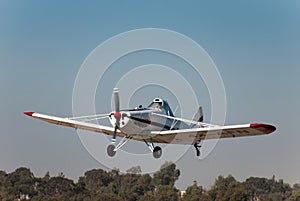 Piper PA-25-260 Pawnee in Sde-Teyman Airport. Beer-Sheva. Israe