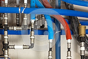 Pipes and Joints in a Boiler Room