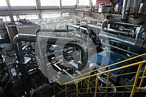 Pipes in power plant
