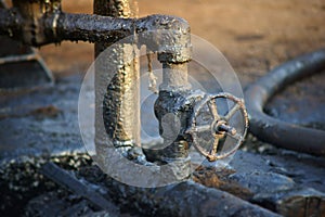 Pipes and valve
