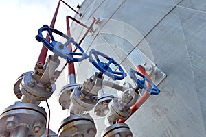 Pipes and valves in petrochemical industry