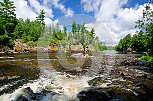 Pipestone falls, bwcaw, minnesota